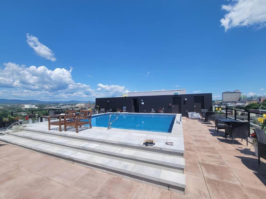 Condo 2 Ch - 500M Vieux-Quebec & Gym 외부 사진